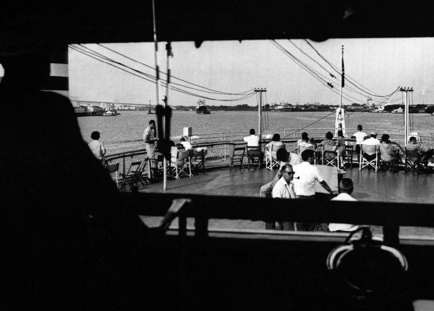 President Lido deck, 1960