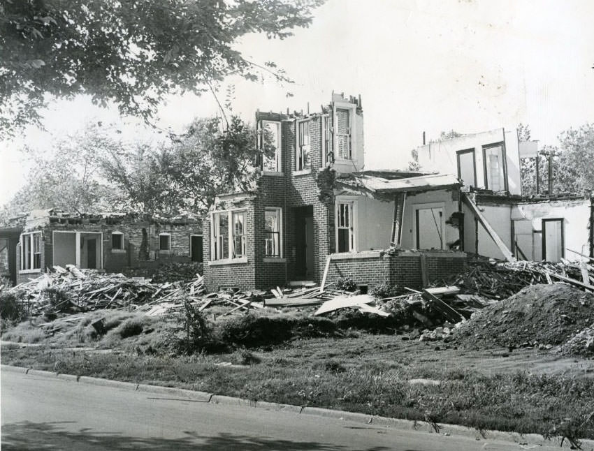 Vacant Buildings - DeTonty Street, 1960