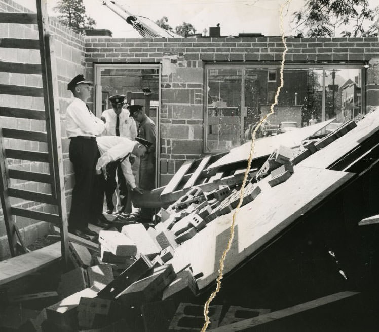 House Construction Collapse - Henrietta Street, 1960