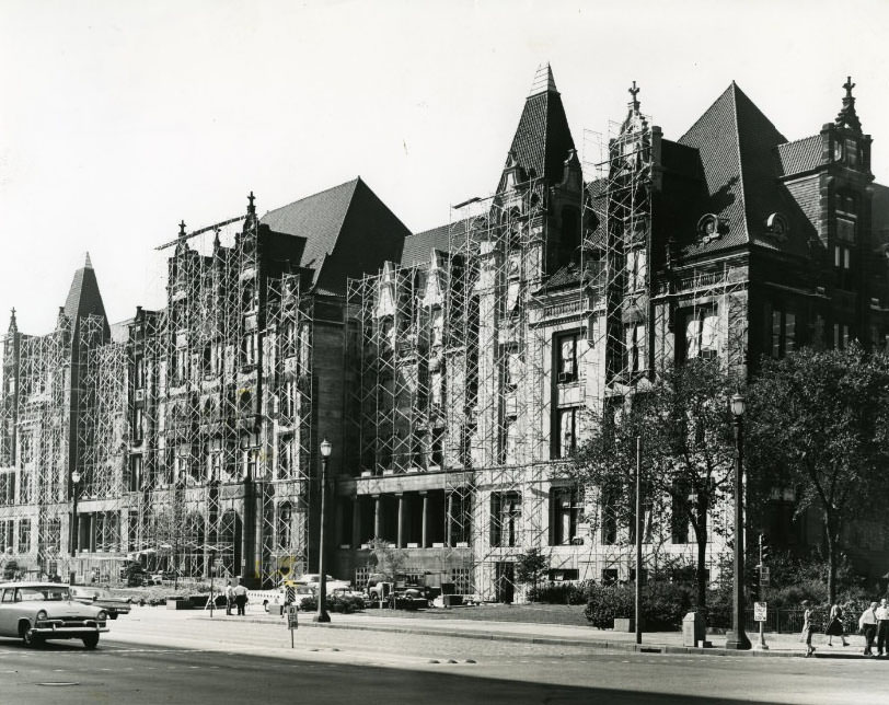 City Hall - Fall Cleaning, 1960