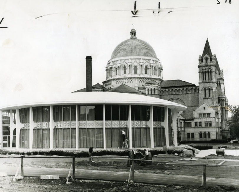 Catholic Chancery Office Building, 1960. Nearing Completion is the chancery buiding to house administrative headquarters of the St. Louis Catholic Archdiocese.