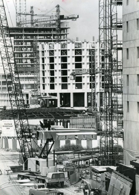 Skyline Additions On Riverfront, 1967