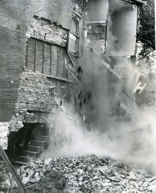 Two-story House Collapsed, 1969
