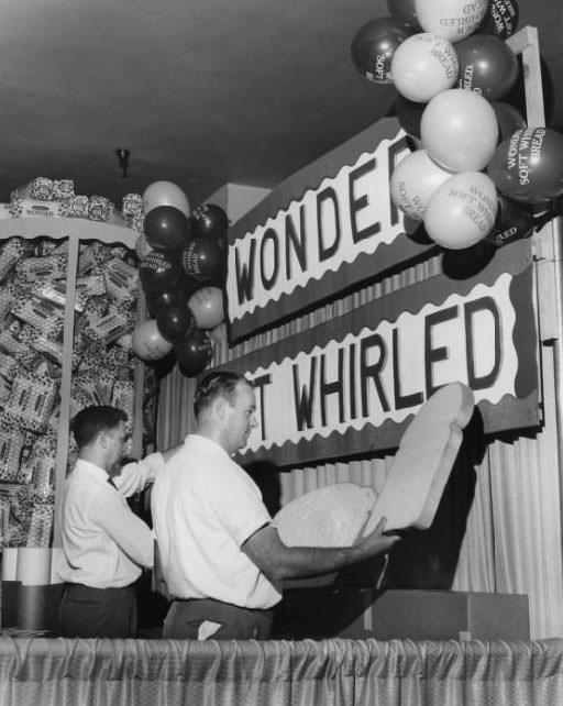 The Wonder Soft Whirled Bread Display, 1960