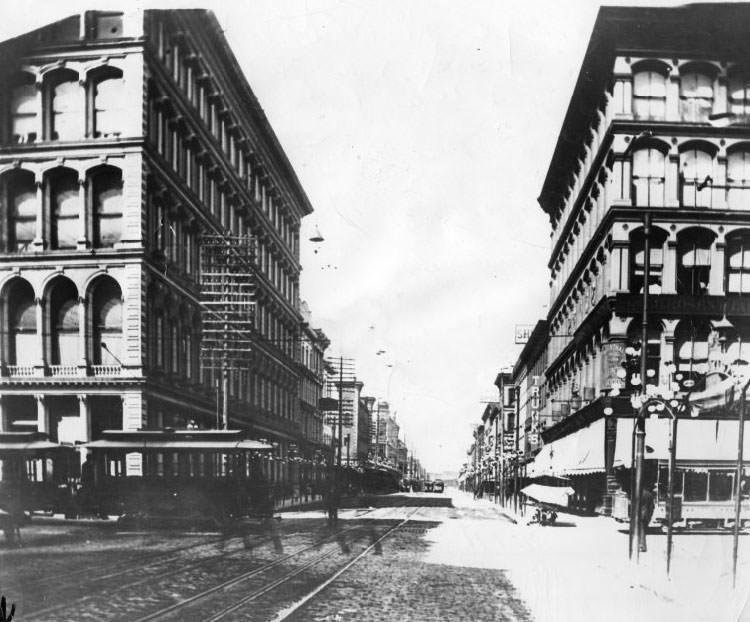 Broadway and Washington Streets, 1960