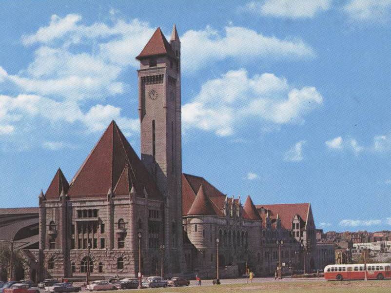 Union Station, Market Street -- 18th to 20th sts., Saint Louis, 1960