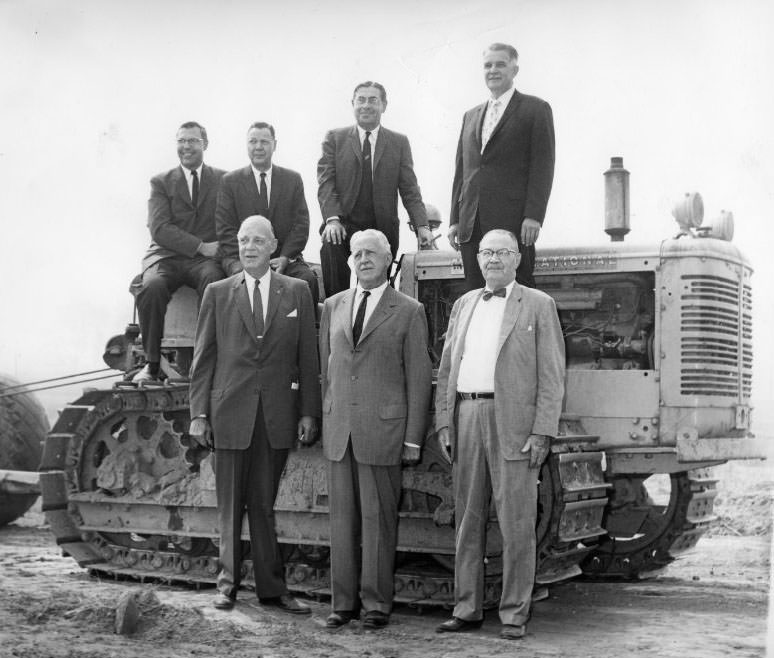 Grand Tower Apartment Groundbreaking, 1960