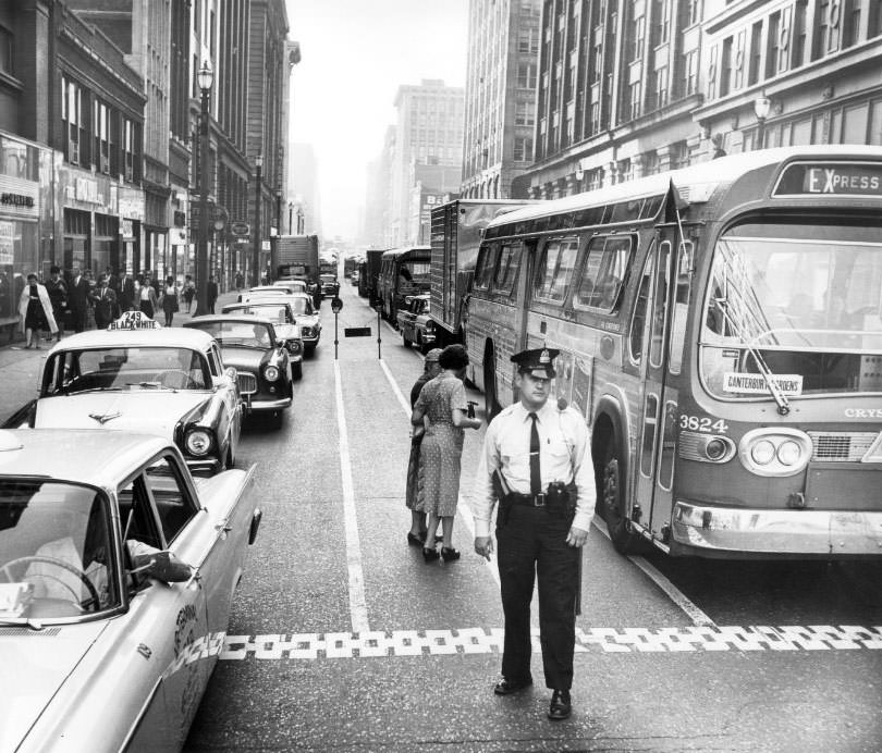 Washington Ave St. Louis, 1960