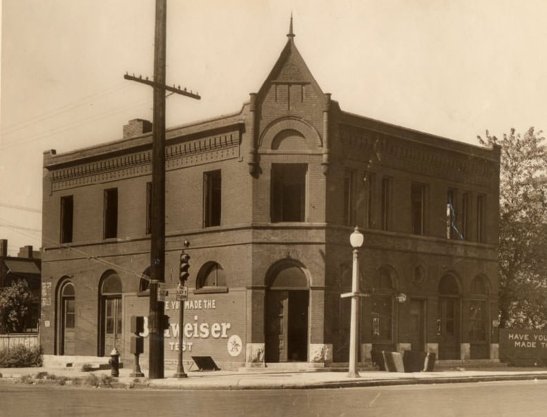 Old landmark of North St. Louis at 3900 Natural Bridge avenue, 1960