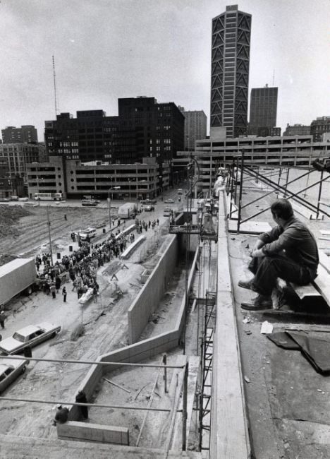 Convention Center Workman and Tour, St. Louis, 1976