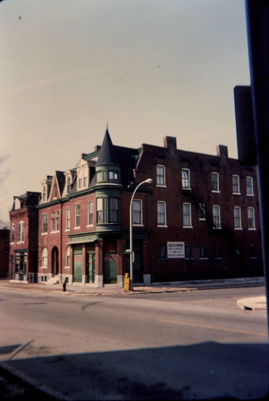 Cherokee & Salena Sts. Commercial Corner, looking west, 1977