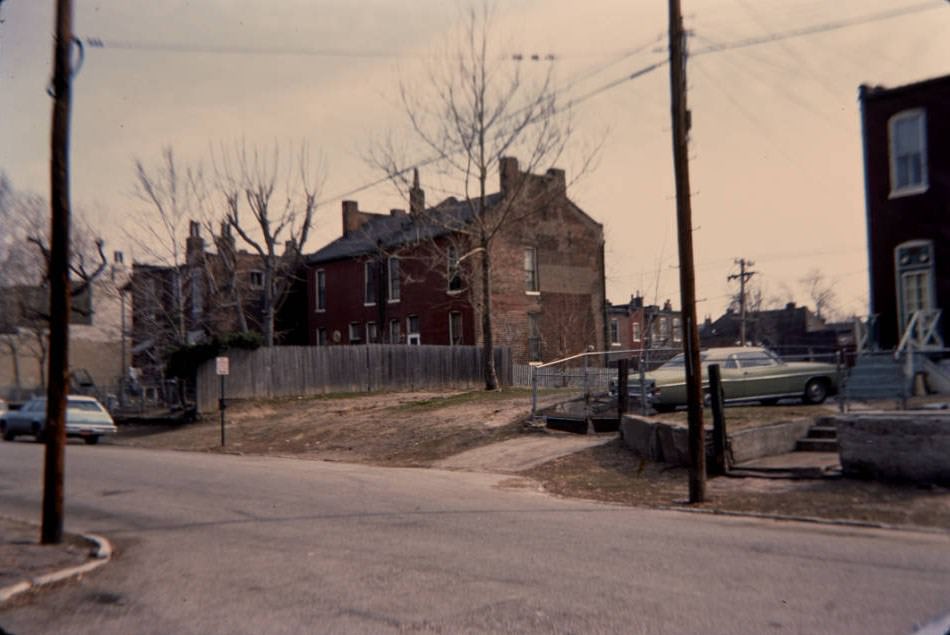 Congress St. Houses, looking south, 1977