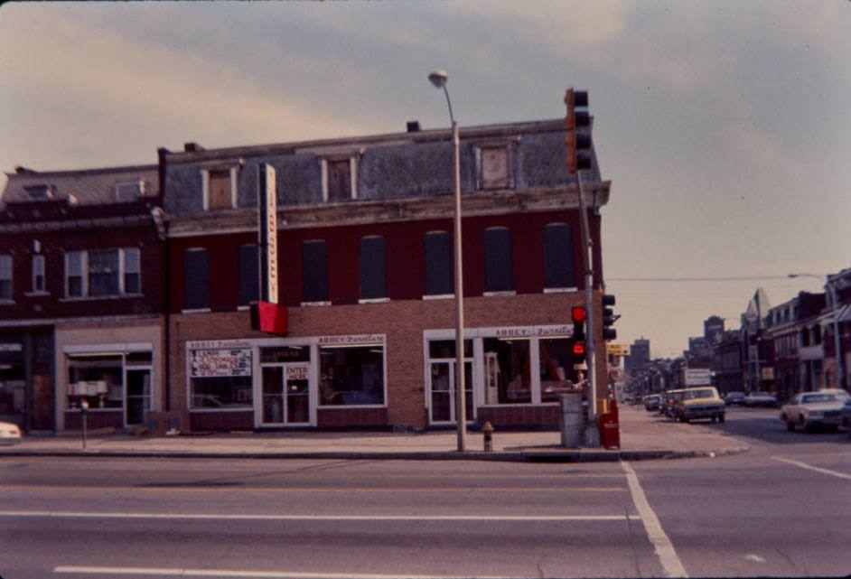 Jefferson Ave. & Cherokee St., looking east, 1977