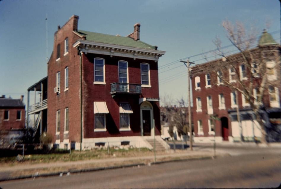 Lemp Ave. Residence, looking west, 1977