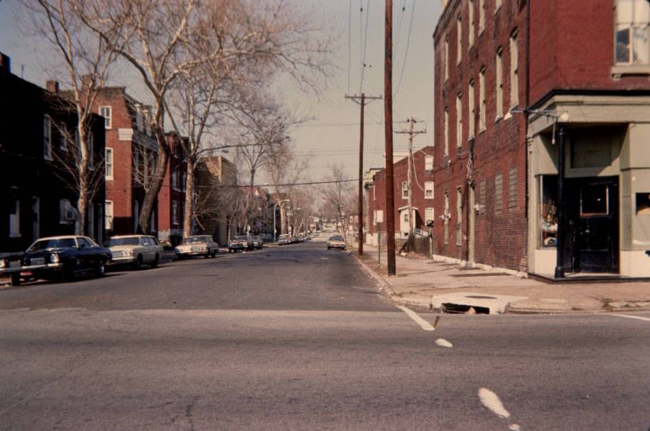 Wisconsin Ave., looking north, 1977
