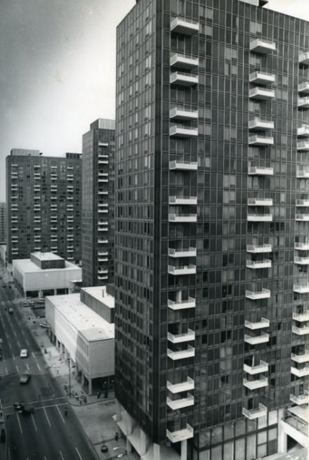 Mansion House Apartments, 1972
