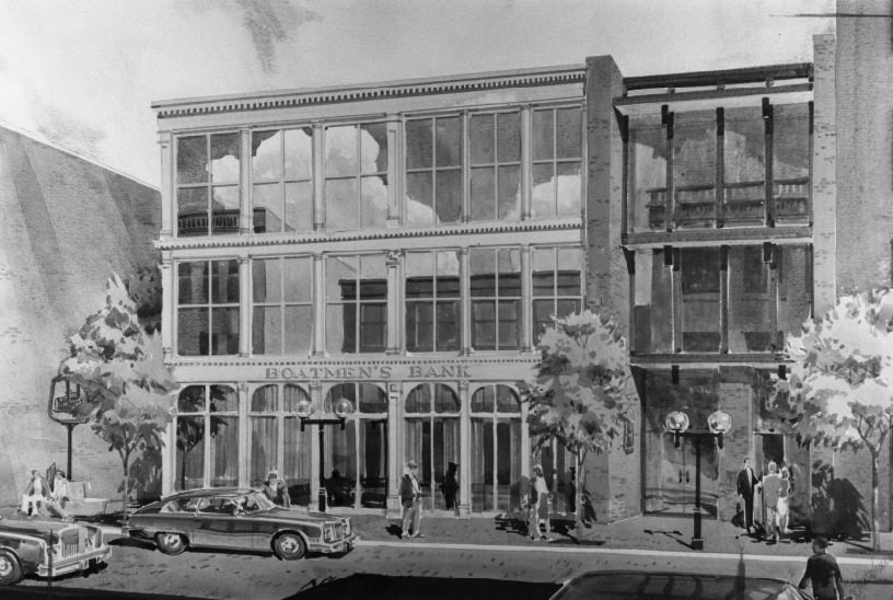 Boatmen's Bank - Laclede's Landing Building Plans, 1979