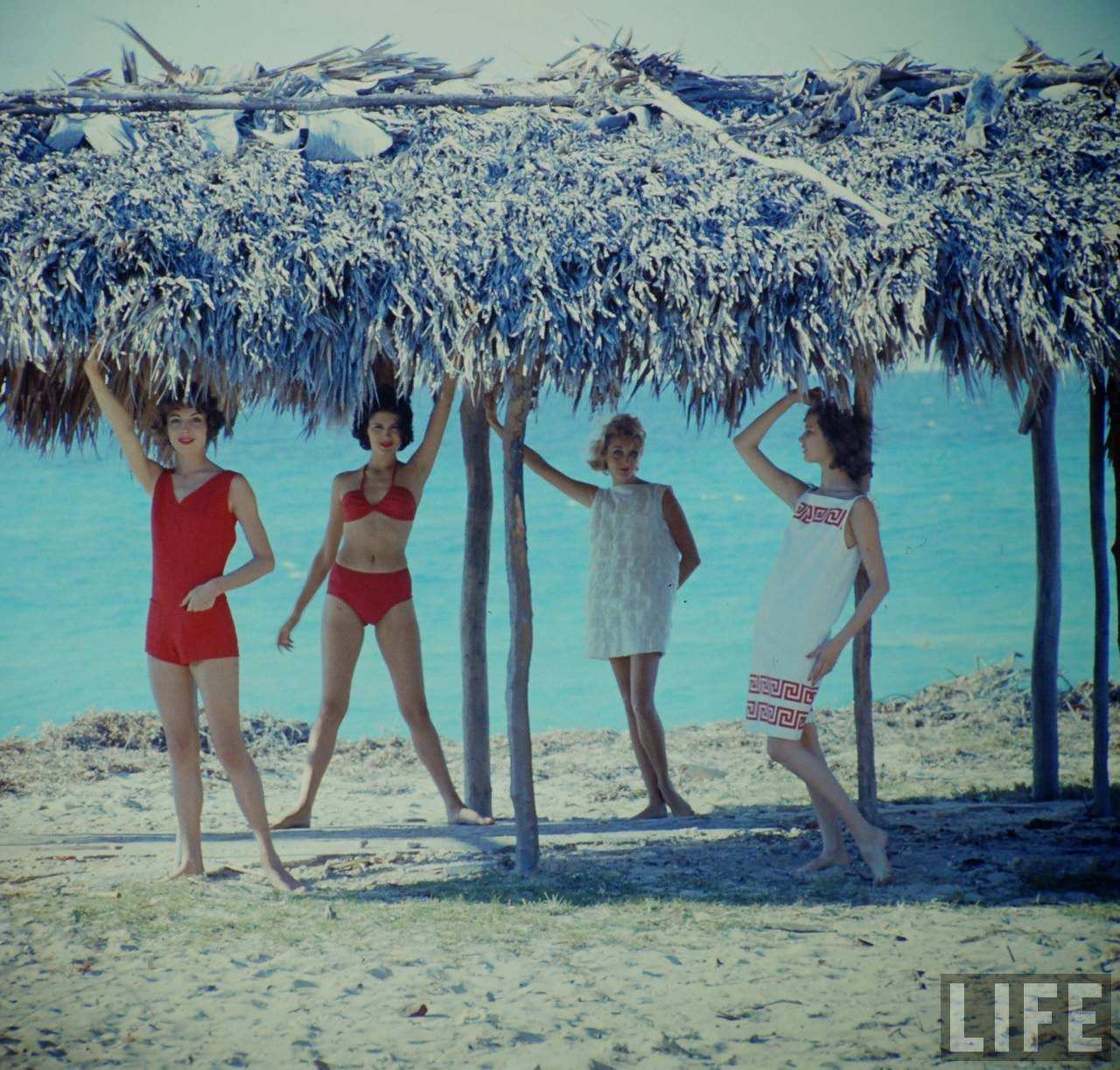 Bathing Beauties of 1950s Cuba: A Stunning Collection of Swimsuit Models by Gordon Parks