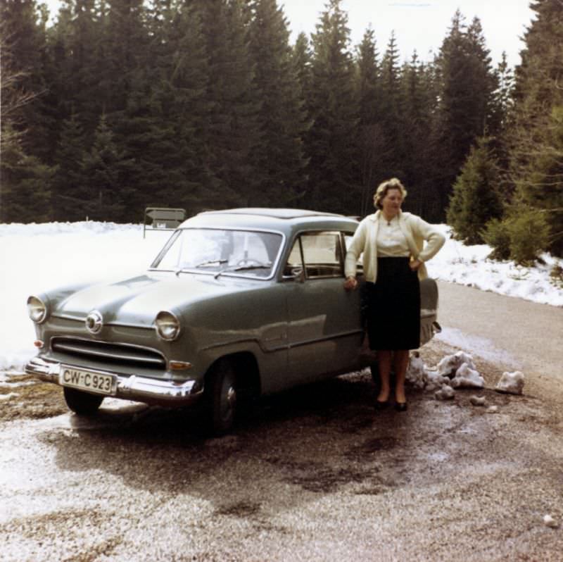 Ford Taunus 15 M, Calw, West Germany, 1955