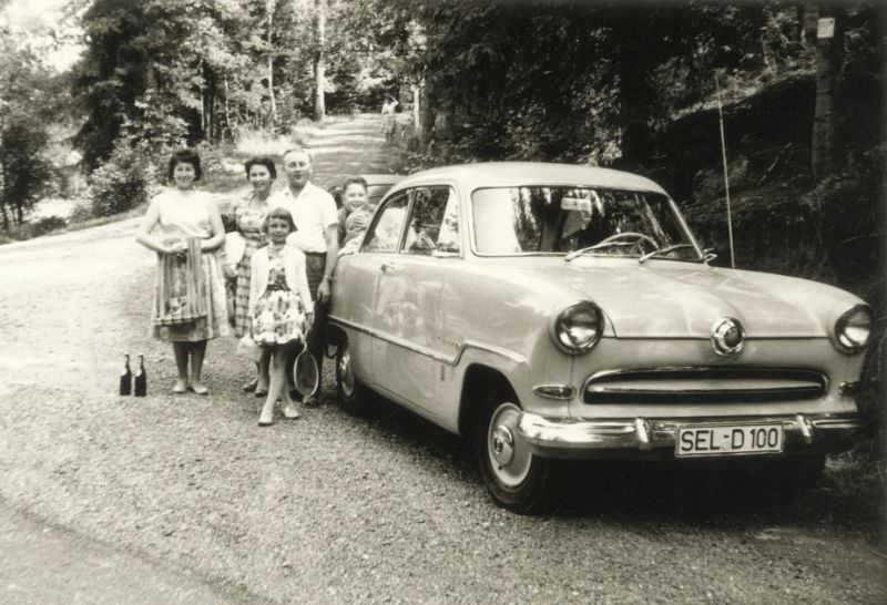 Ford Taunus 15 M, Selb, West Germany, 1956