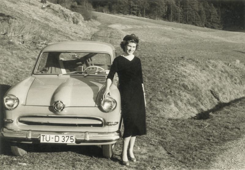 Ford Taunus 15 M, Tübingen, West Germany, 1958