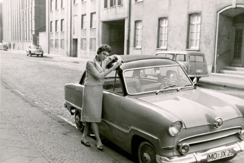 Ford Taunus 15M, Moers, German-built car, 1958