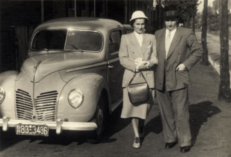 Ford Taunus Spezial, Germany, Recklinghausen, 1952