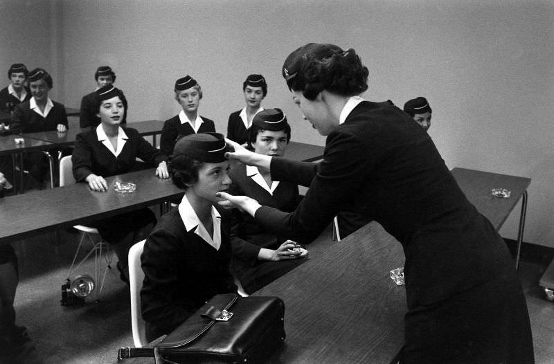 A Peek into the Past: Daily Life at a Texas Stewardess School in 1958