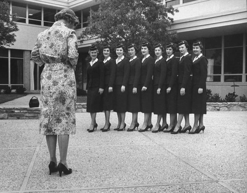 A Peek into the Past: Daily Life at a Texas Stewardess School in 1958