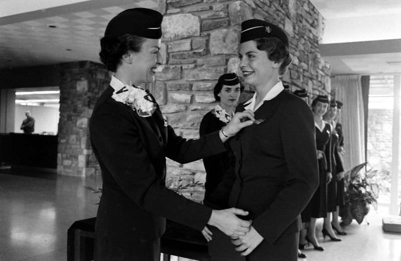 A Peek into the Past: Daily Life at a Texas Stewardess School in 1958