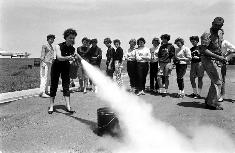 A Peek into the Past: Daily Life at a Texas Stewardess School in 1958