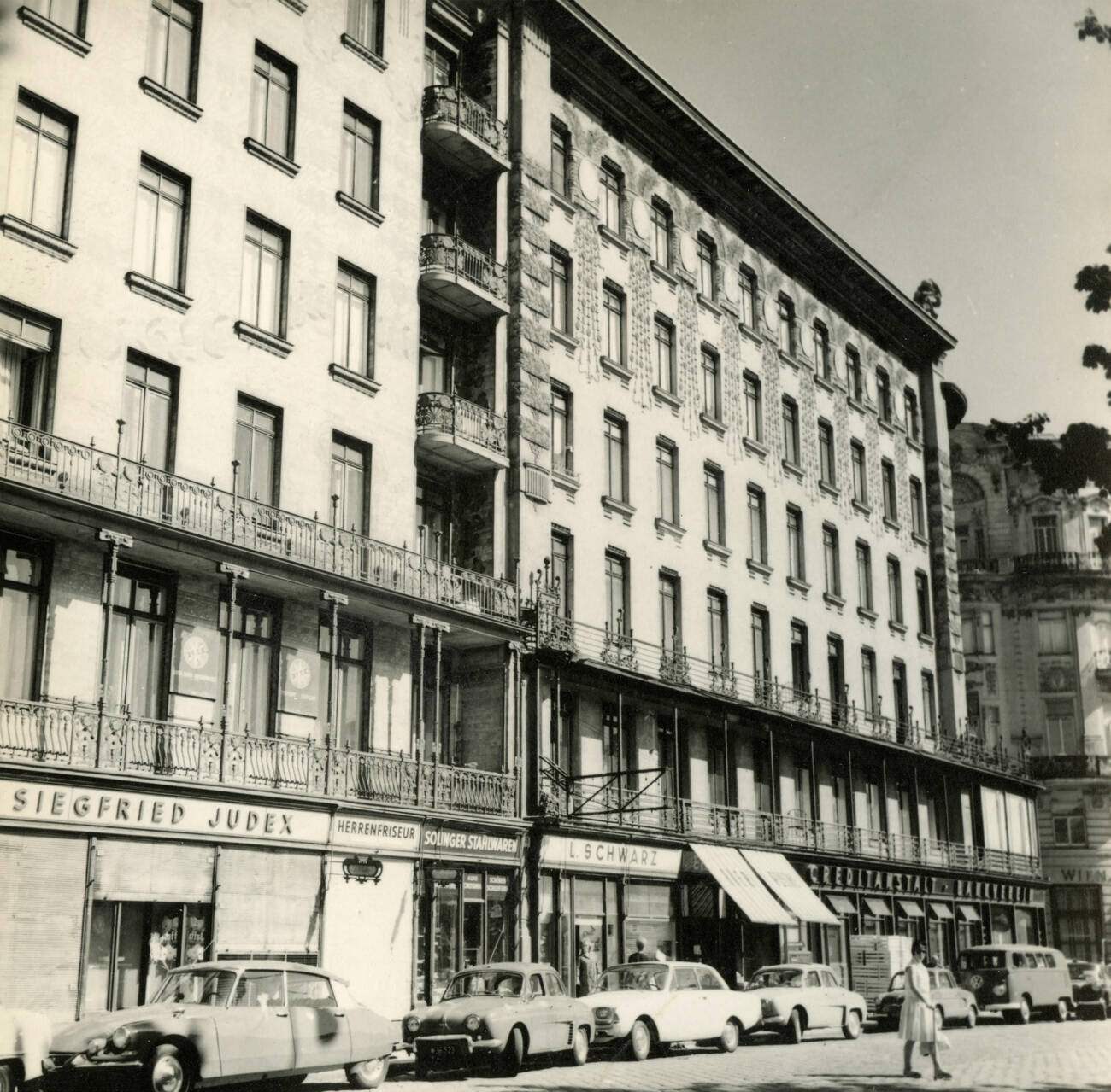 Majolikahaus by Otto Wagner in Vienna, Austria.