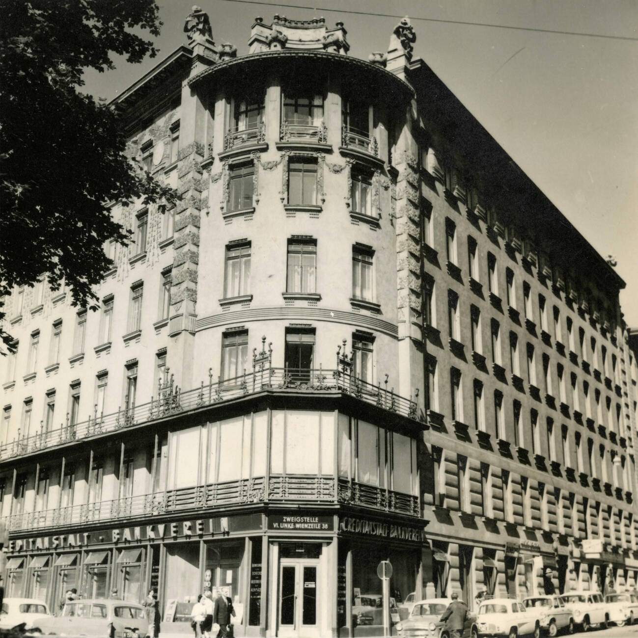 Linke Wienzeile by Otto Wagner in Vienna, Austria.