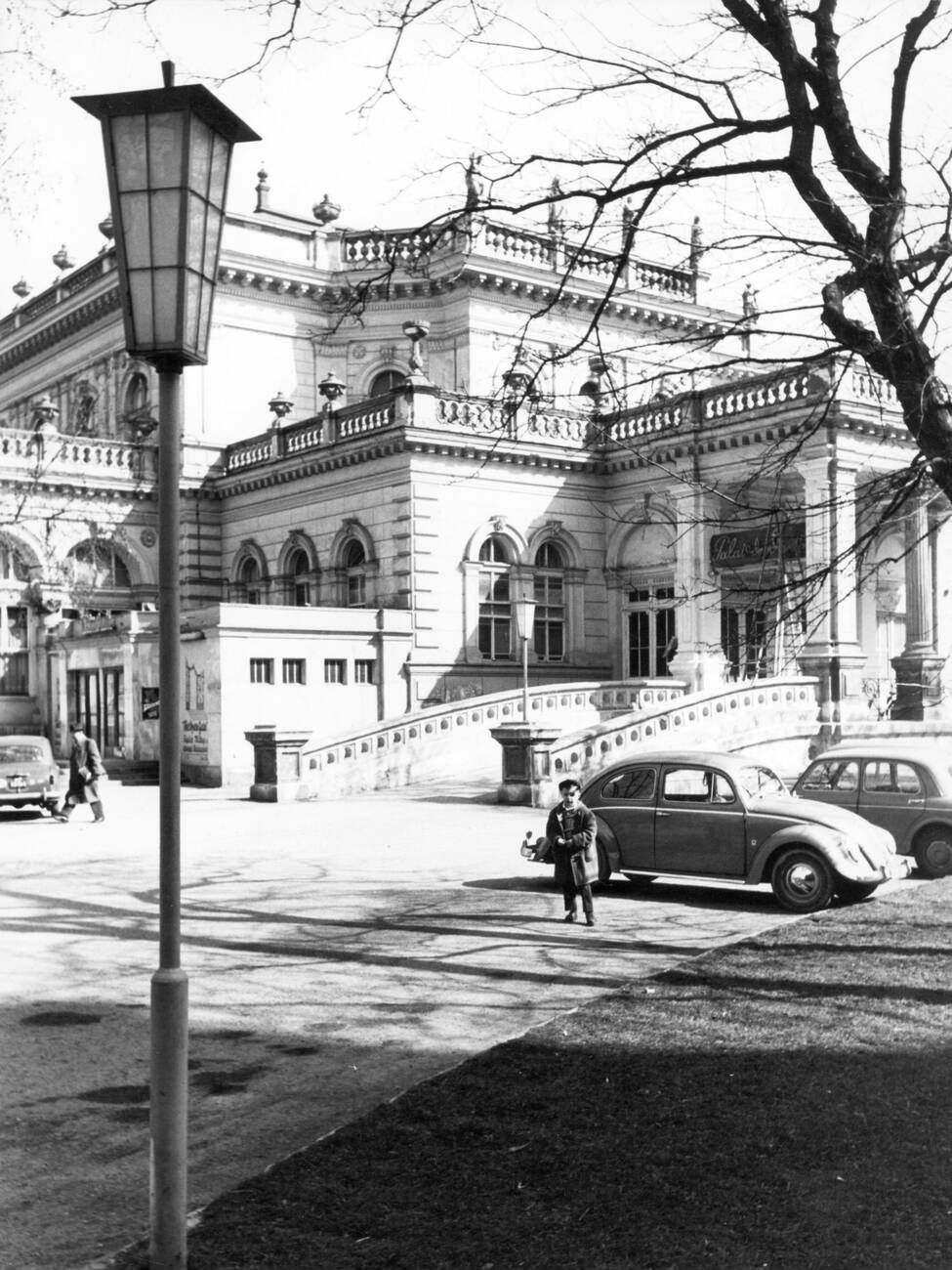 Kursalon in the Stadtpark, exterior view, Vienna, Austria, 1957.