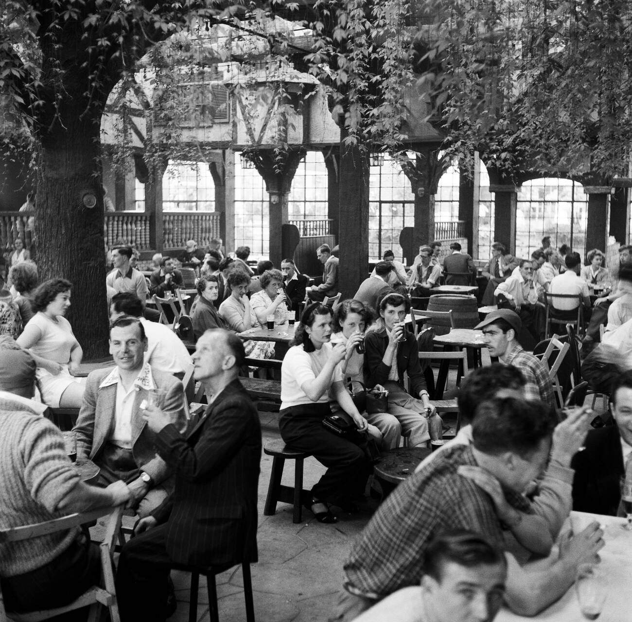 The Vienna Ballroom at Butlins Holiday Camp, Filey, North Yorkshire, July 1954.