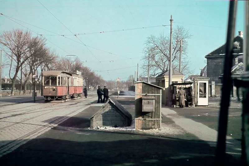 Tramway to Schwechat, 1955
