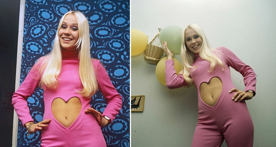 Agnetha Fältskog Pink heart Jumpsuit