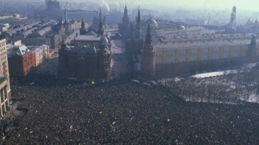 Anti-Government Moscow Rally 1991