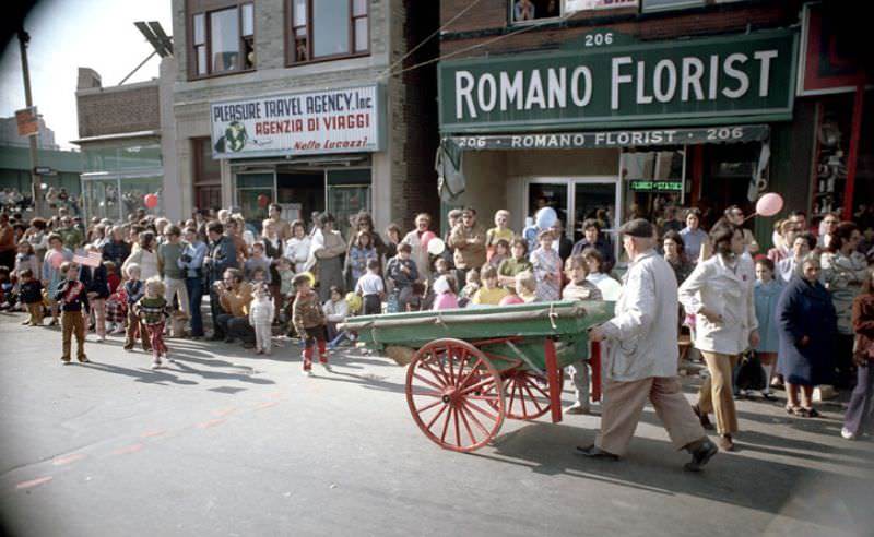 Boston Columbus Day Parade 1971