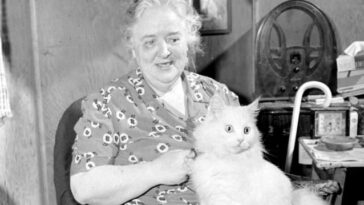 Carolyn Swanson and Persian Cat