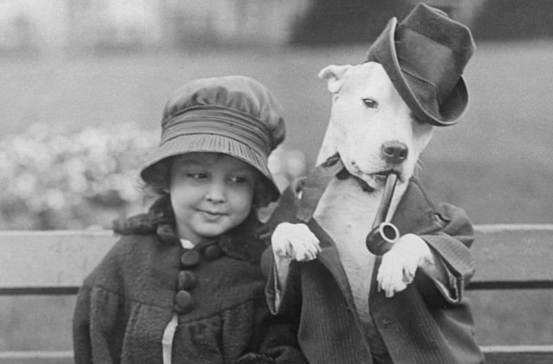 Children with animals