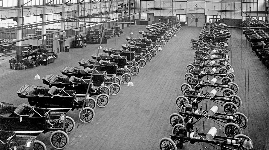 Ford Assembly line 1910s 1920s