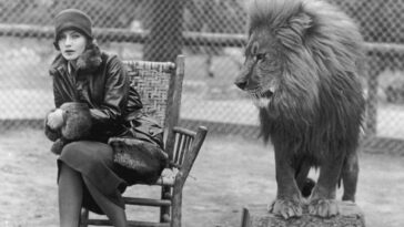 Greta Garbo with Leo Lion 1926
