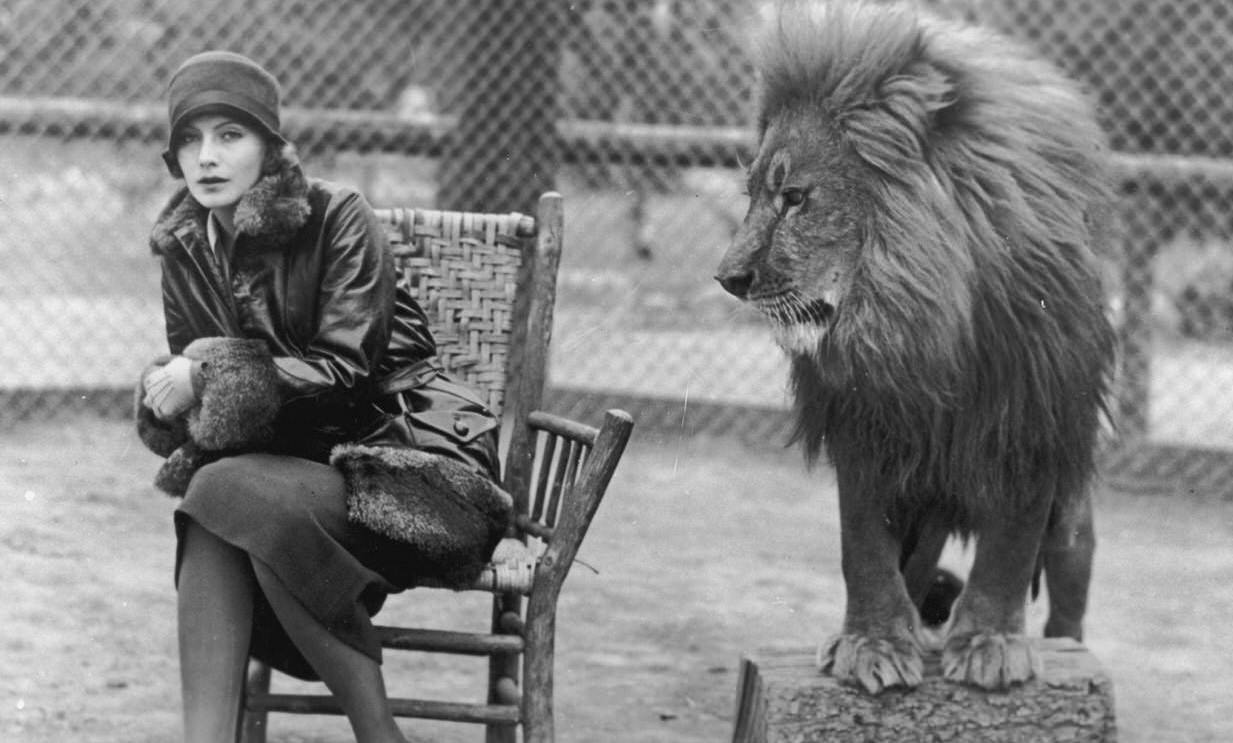 Greta Garbo with Leo Lion 1926
