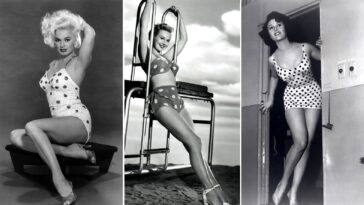 Polka Dot Swimsuits from the past