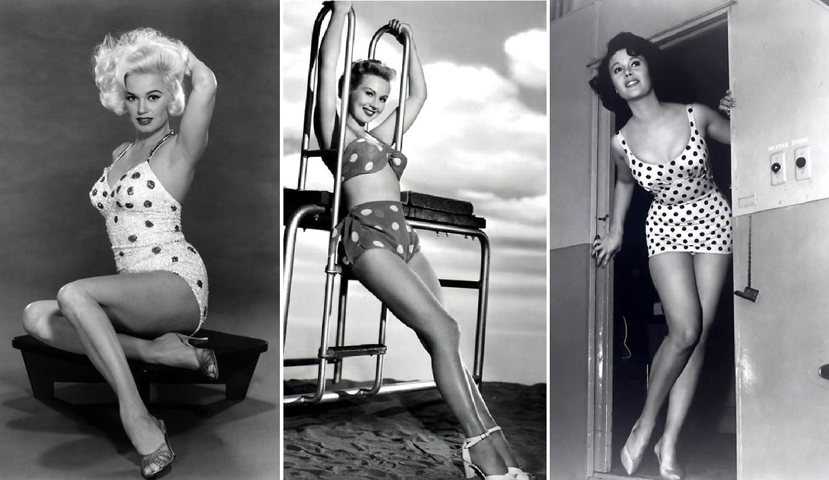 Polka Dot Swimsuits from the past