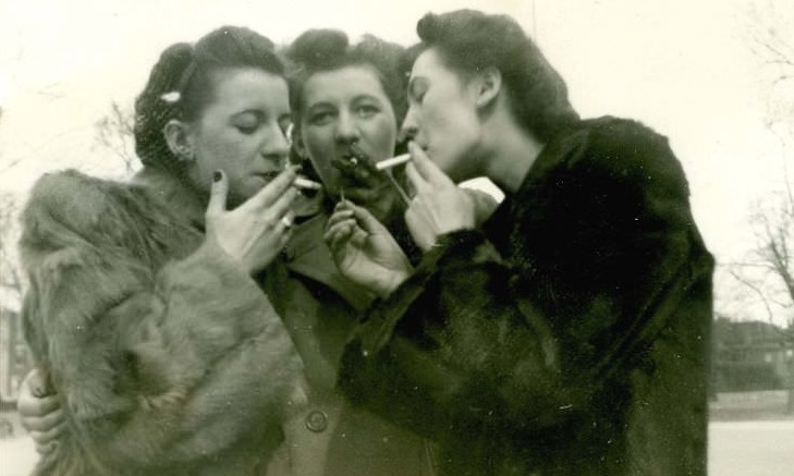 Women Smoking Cigarettes 1920s-1950s