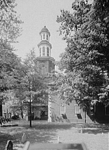Christ Church in Alexandria, Virginia. Exterior of Christ Church I, 1949