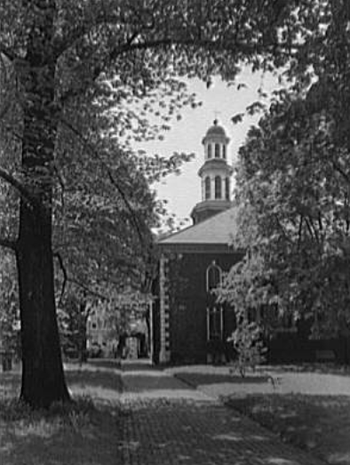 Christ Church in Alexandria, Virginia. Exterior of Christ Church II, 1949