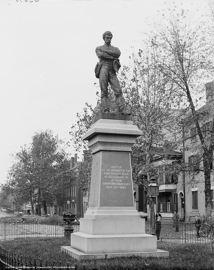 Confederate monument, Alexandria, 1900s